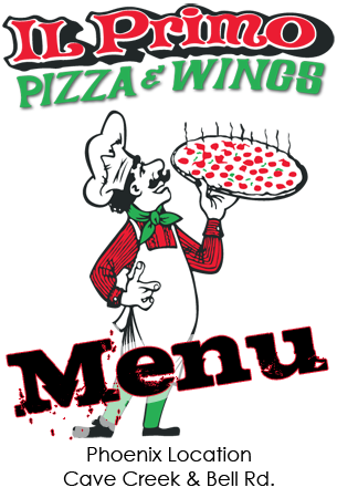 Il Primo Pizza & Wings Menu